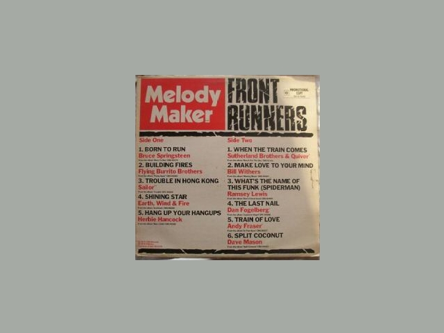 Bruce Springsteen - THE FRONT RUNNERS